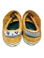 Vans Suede Lace Up Trainers Mustard Orange UK 5 Vulcanised Sole Skate Shoes