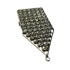 Jutta Brooch Vintage Reissig Hamburg Germany Pendant Rhinestones - Very Rare