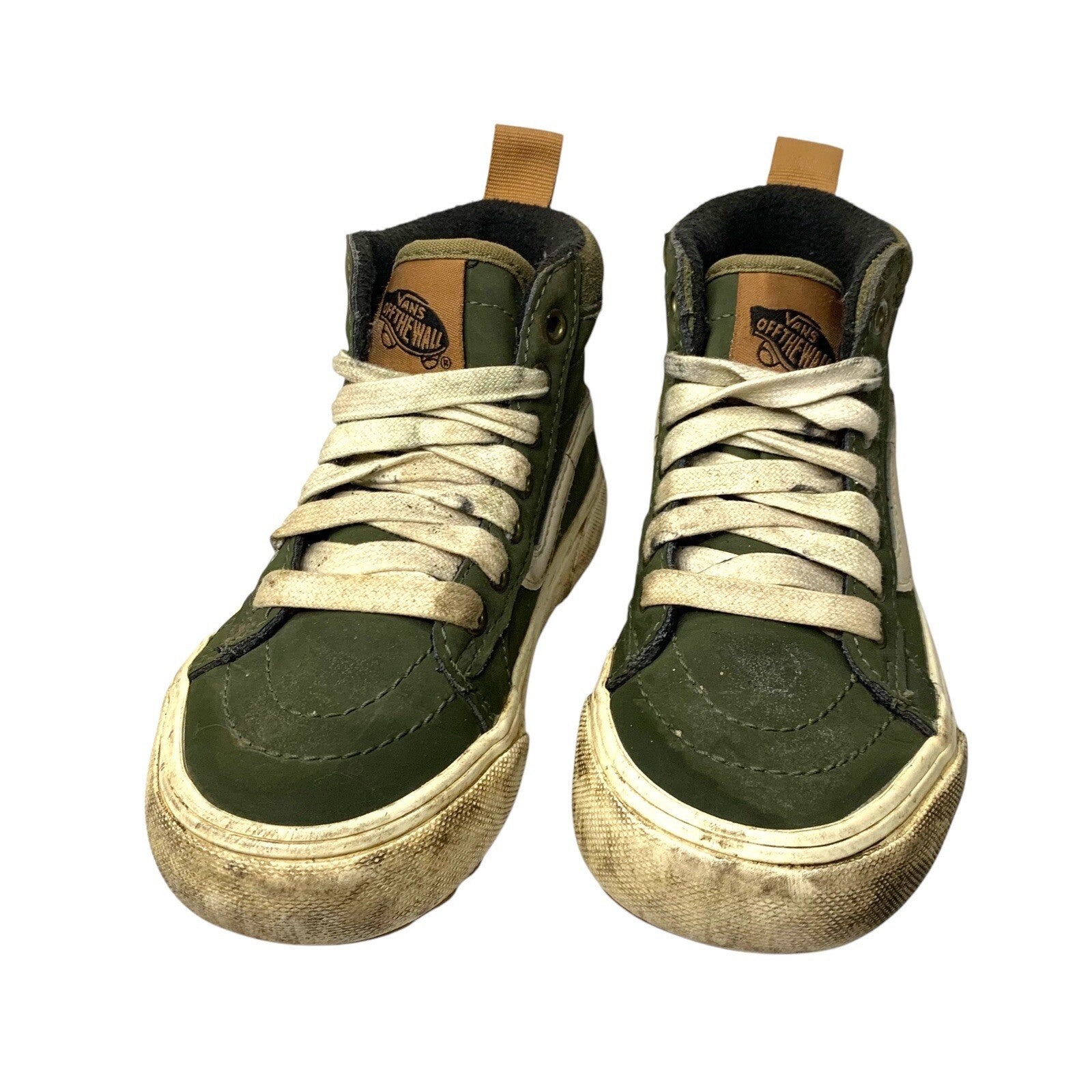 Kids Vans Sk8 Hi MTE-1 Green Casual Skateboarding Sneakers Shoes Size UK 11.5