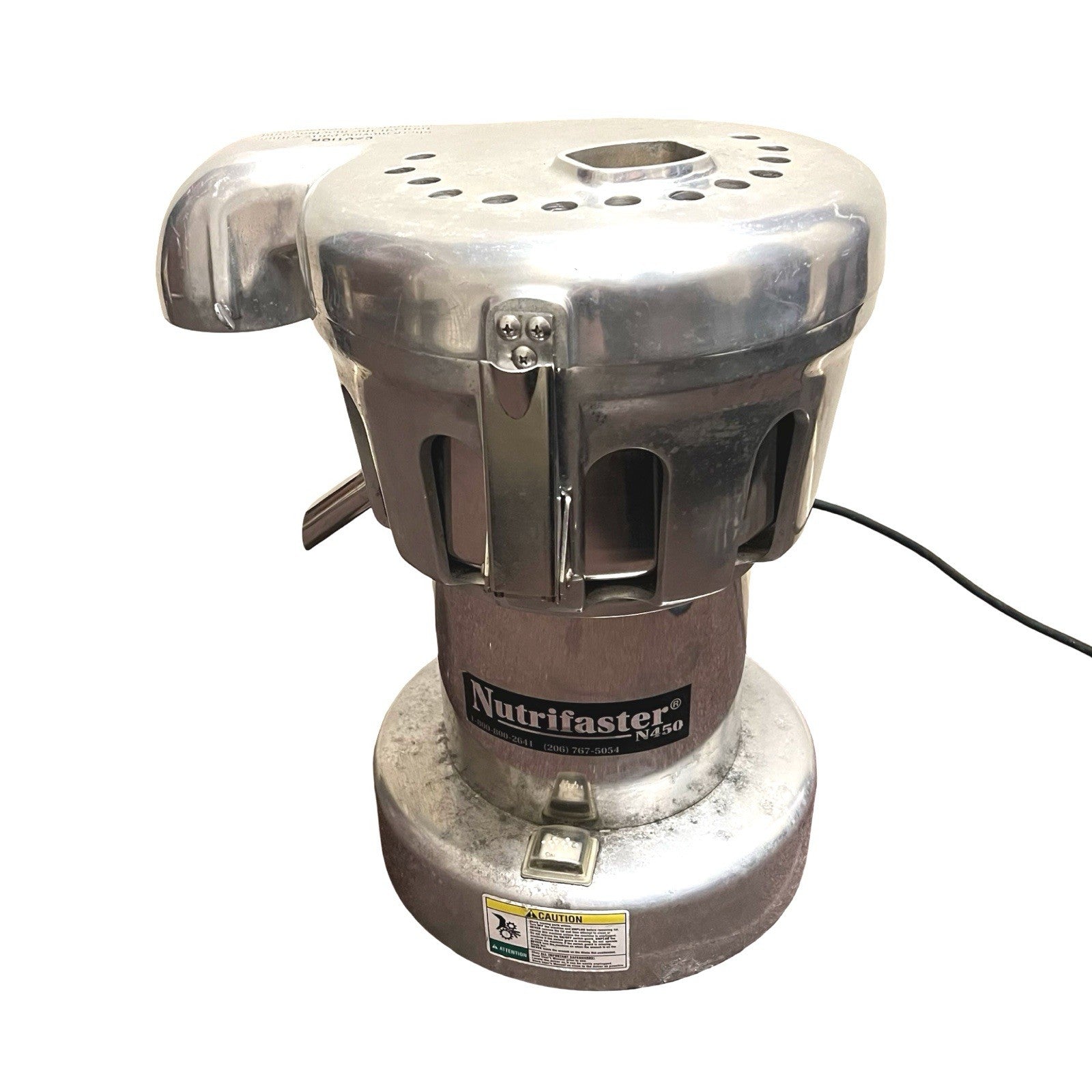Nutrifaster N450 Commercial Multi Juicer Stainless Steel Juice Bar Machine Teste