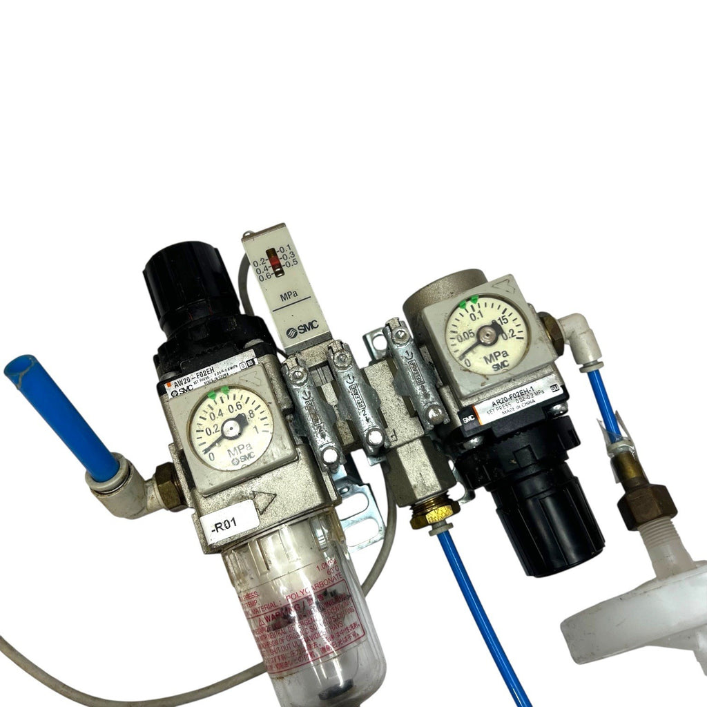 SMC AW20-F02EH AR20-F02EH1 Pneumatic Filter Regulator Manifold Assembly