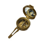 Stanley London Natural Sine Brass Pocket Transit Compass Brunton Style