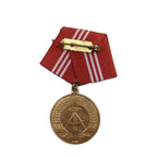 Vintage GDR NVA Faithful Service Medal Gold Class 15 Years East Germany DDR