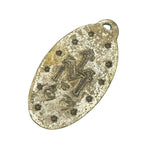 Vintage Miraculous Holy Virgin Mary Medal Pendant Lady of Graces Good Condition