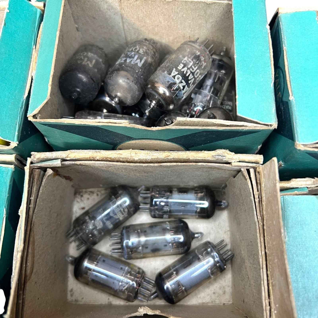 Bundle 129 x Valve Tubes - Mullard Mazda 30C 30P12 PL82 EF184 PCL83 PCC89 PL81