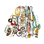 Vintage 1kg African Tribal Jewellery Bundle Carved Bovine Bone Necklaces