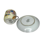 Vintage Japan Lustreware Hand Painted Bird Tea Cup & Saucer Set Decorative