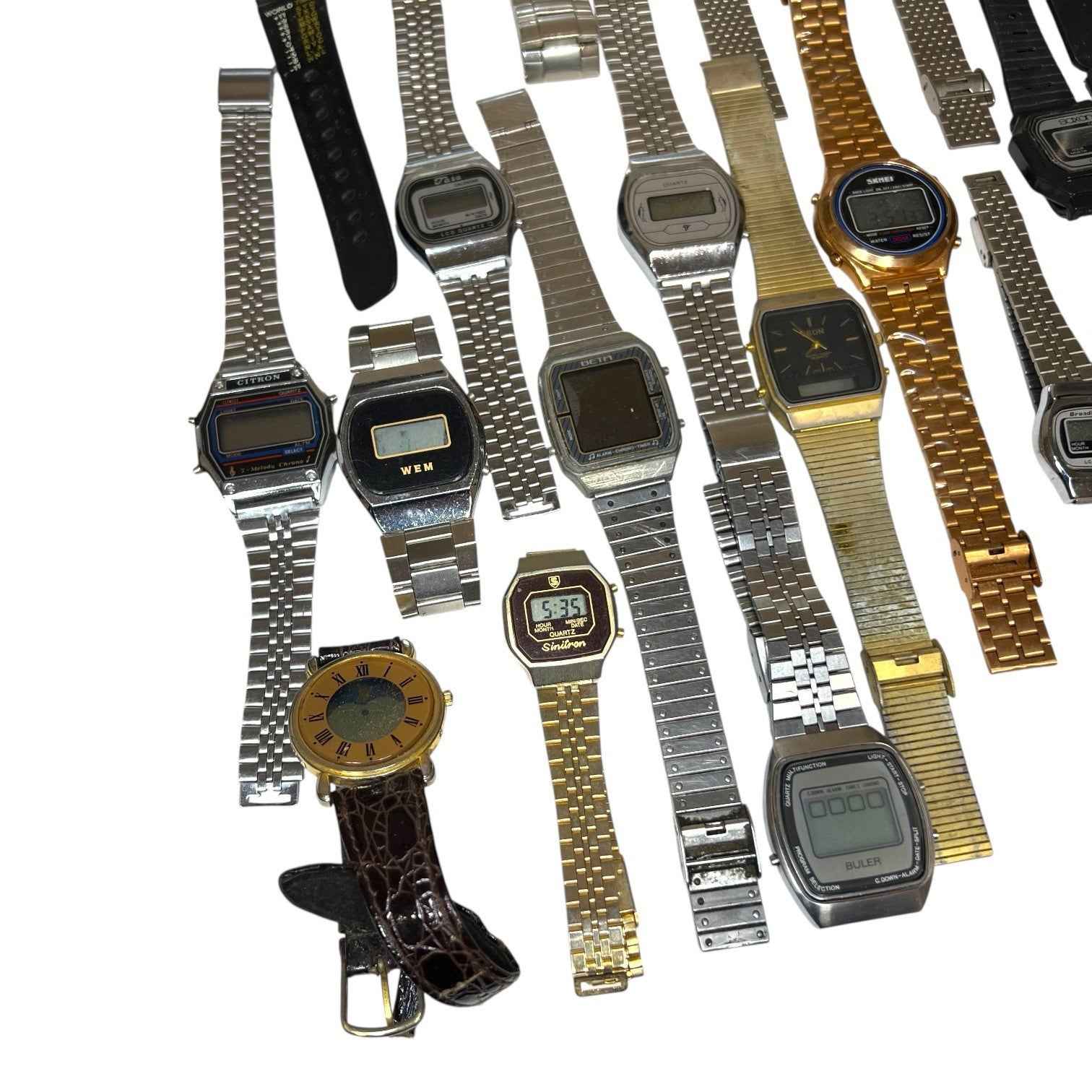 Bundle of 29 Digital Watches - incl. Talking - Zeon Beta Seiko - Untested