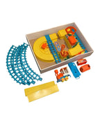 Vintage Piggy Back Choo Choo Train Set - Rare - Like Tomy Big Loader