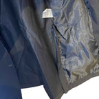 DKNY Women's Parka Coat, Black Hooded, Size S with Back Side Zip Slits BNWT