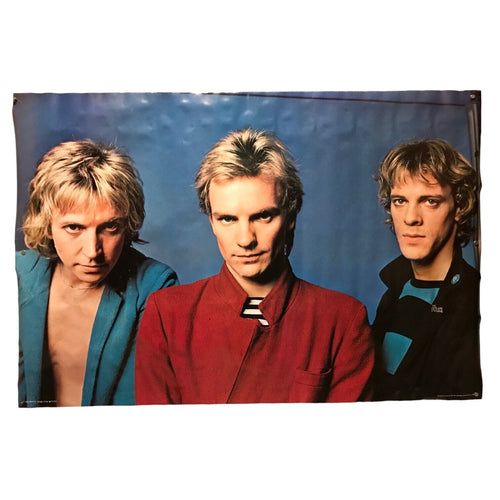 THE POLICE Band Poster - Original Pace Minerva - Cat No.44 - RARE Vintage 1980s The Police/ Sting by TheVoyageBird