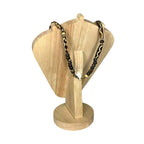 Genuine Tibetan Yak Bone Om Prayer Bead Statement Necklace