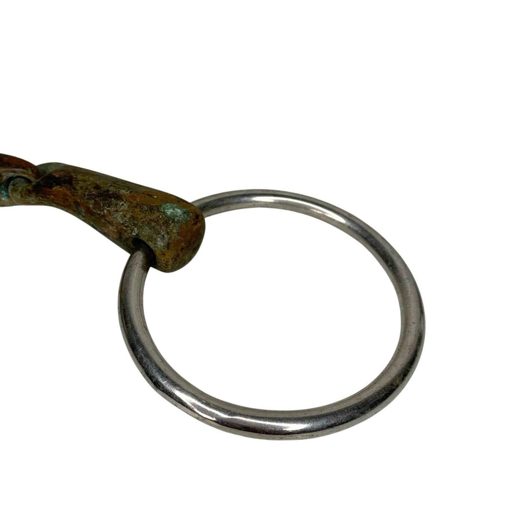 KK Ultra Aurigan Loose Ring Snaffle Bit with Lozenge Horse Riding Bit Good Cond