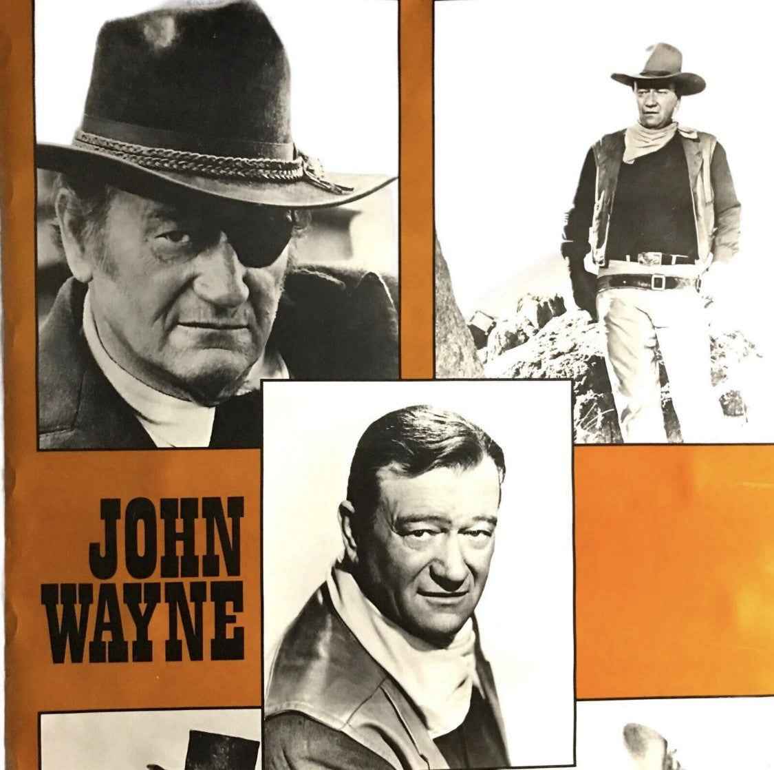 Vintage John Wayne Poster Original by Pace Minerva - No. 80 - Super Rare