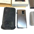 Bundle 37x Vintage Ronson Petrol Lighters Silver Tone - Varaflame Comet Some Box