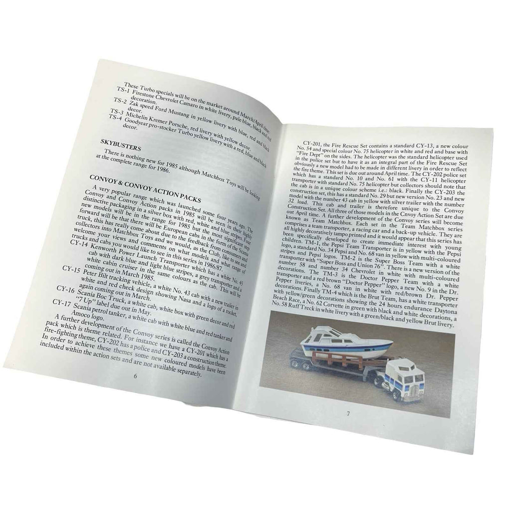 Matchbox International Collectors Association Magazines Vol 1-5 + Images