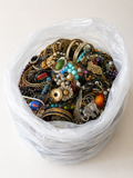 Bulk Vintage Costume Jewellery Job Lot, Raw Mixed Reseller & Craft Stock 1kg–100kg