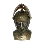 Rare Vintage Knight Helmet Table Lighter Armour Head Japan Metal Tobacciana