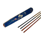 Vintage Chopsticks in Original Satin Case Holder 2 Pairs Asian Style