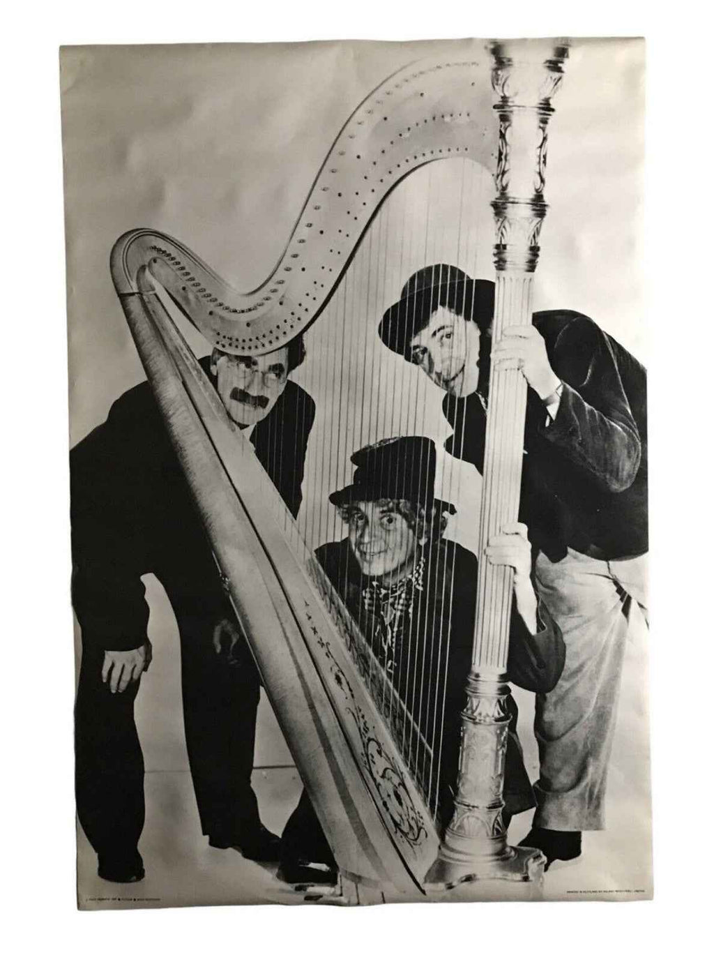 Original Marx Brothers Poster 1980 Pace Minerva Vintage Comedy Film A1