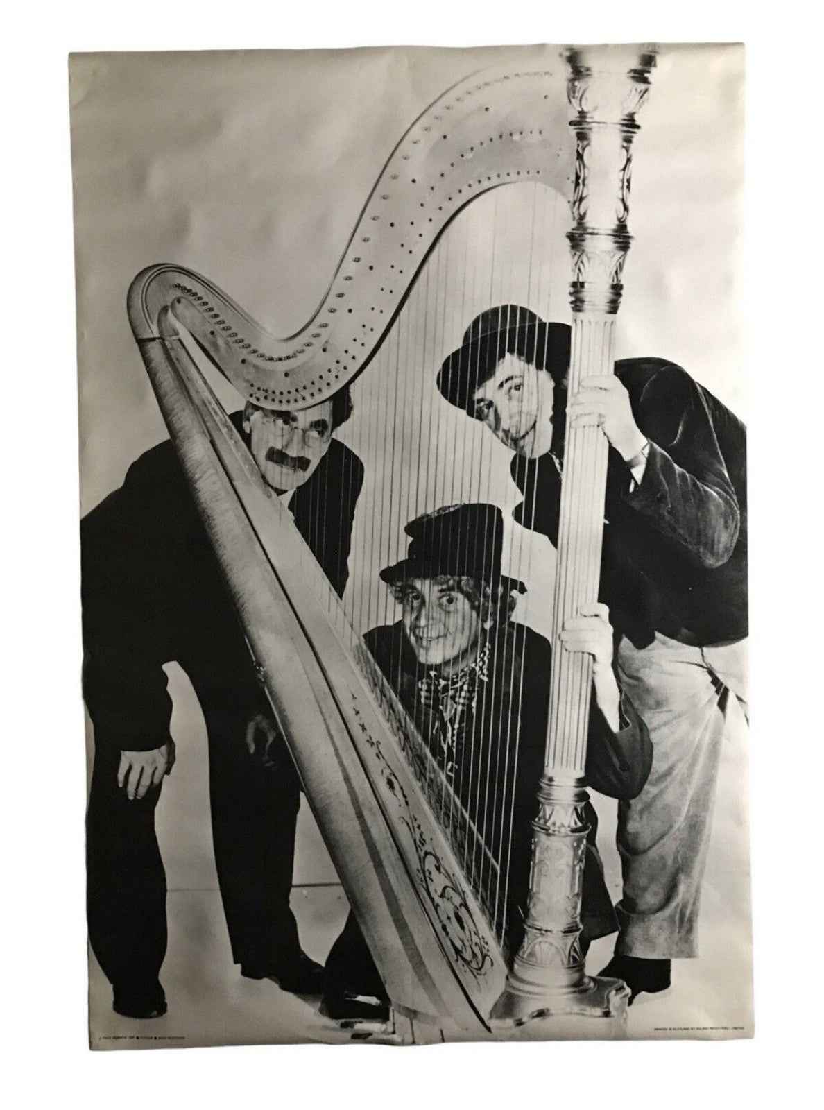 Original Marx Brothers Poster 1980 Pace Minerva Vintage Comedy Film A1