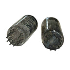 Vintage 2x Mullard ECC82 Valve Tubes White & Yellow Print One Boxed