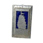 WW2 Trench Art Aluminium Cigarette Case Mosque & Ship Design North Africa