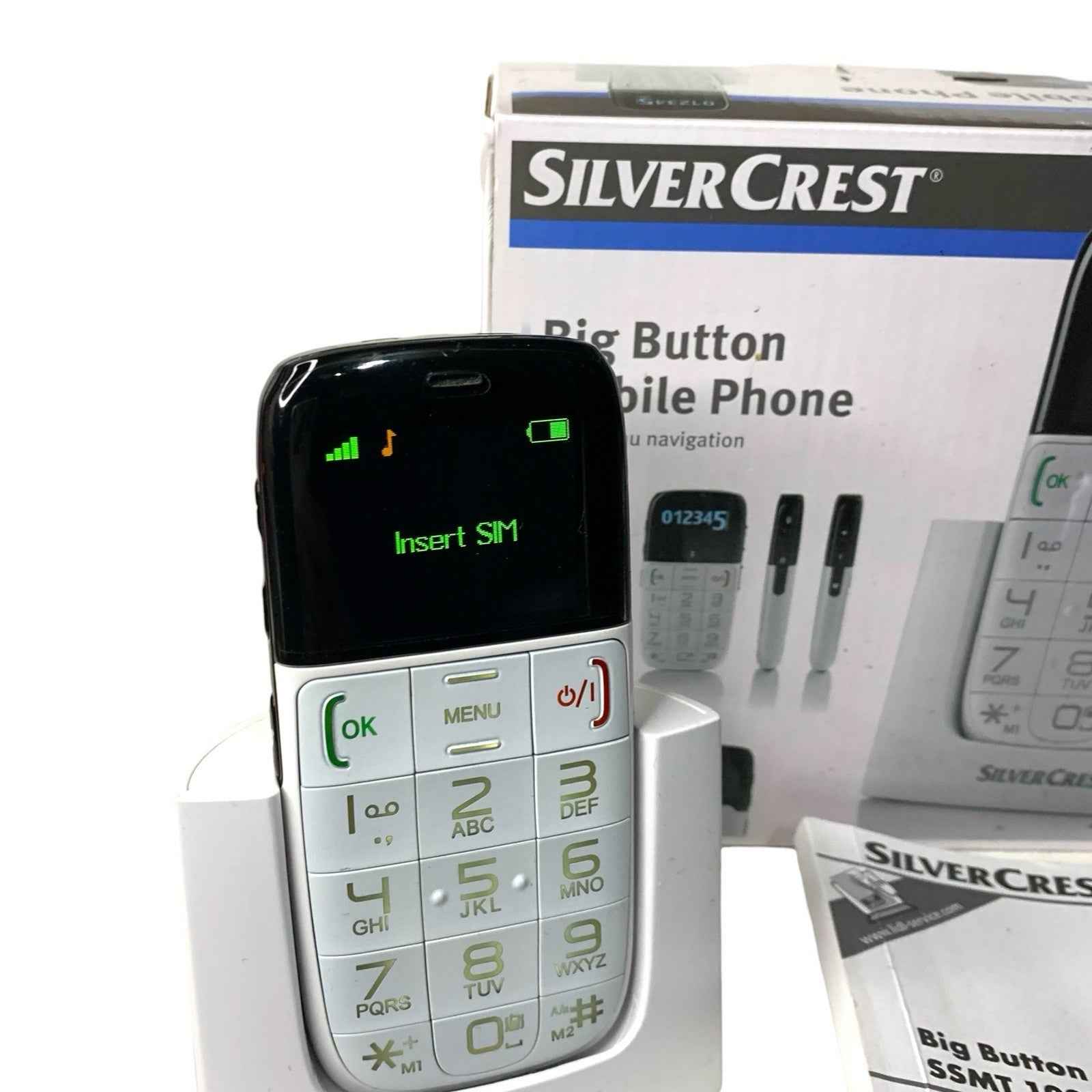 Silvercrest Big Button Mobile Phone SSMT 1000 A1 - Boxed