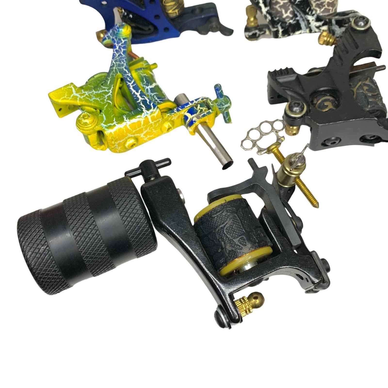 Bundle Joblot 8x Coil Tattoo Machines Guns Liner Shader Set Mixed Colours