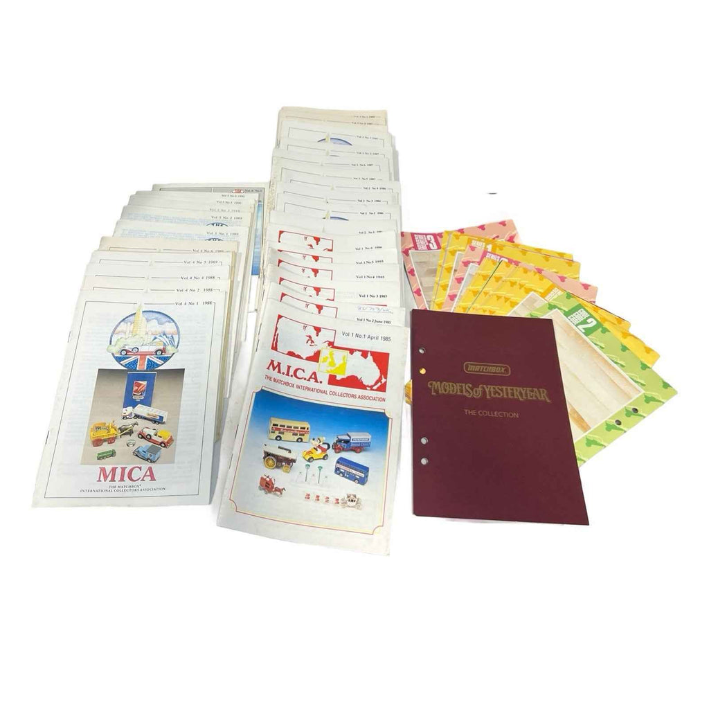 Matchbox International Collectors Association Magazines Vol 1-5 + Images