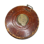 Vintage Leather Tape Measures Job Lot Treble Rabone Abbey Brass Old Tools