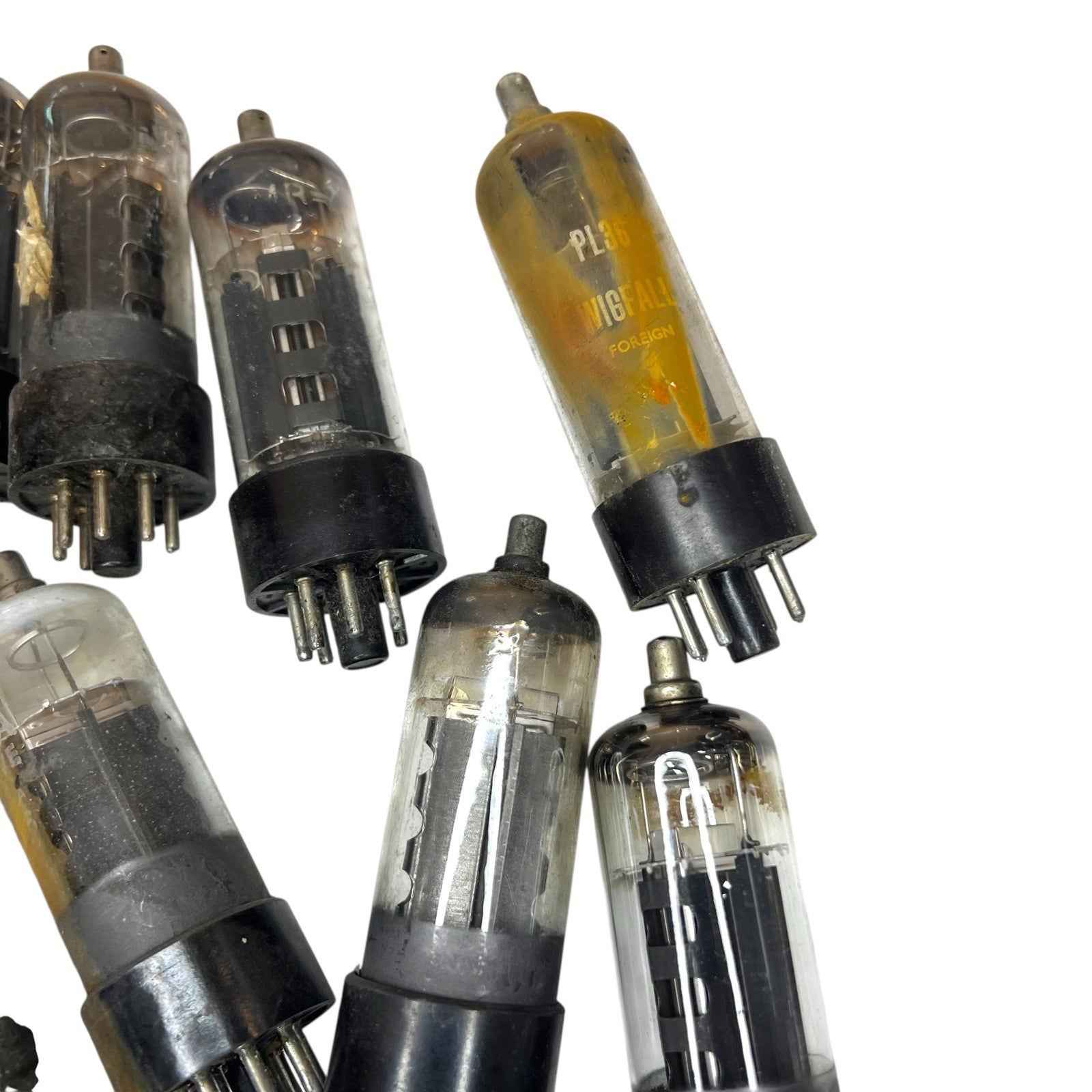 Bundle 26 x Valve Tubes - Mazda Mullard Brimar BVA U191 PL36 607G - England