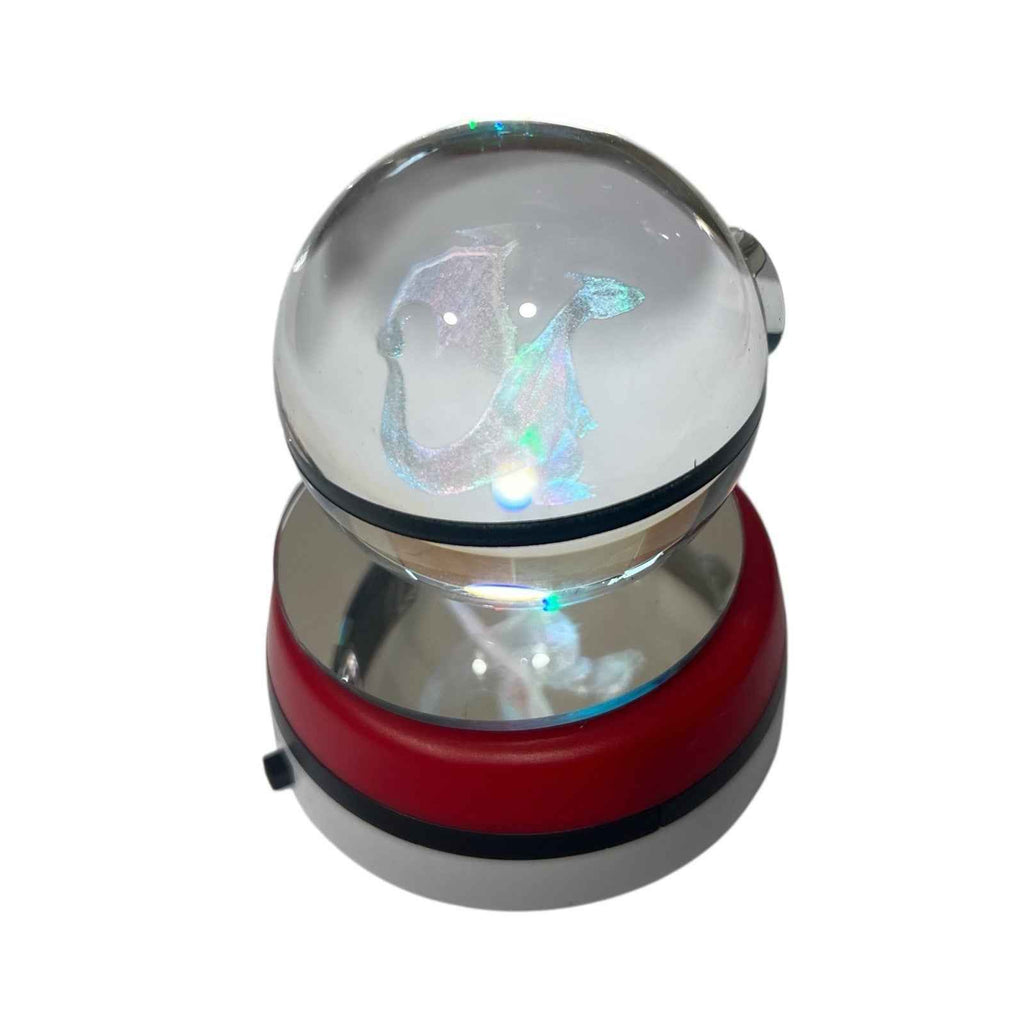 Pikachu 3D Crystal Ball Pokeball with Colour Change LED Light Base