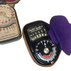 Vintage Sekonic Auto Lumi Weston Master II V Light Exposure Meters With Cases