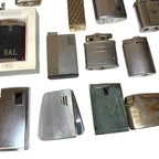 Bundle 37x Vintage Ronson Petrol Lighters Silver Tone - Varaflame Comet Some Box