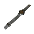 Accurist 7126 Mens Watch Blue Dial Heavy Silver Tone Bracelet Quartz