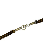 Interesting Vintage Ethnic North African Necklace - Polished Smooth Flat Beads