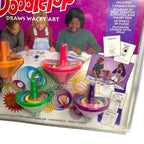 Vintage 1996 DoodleTop Activities Draws Whacky Art Set of 5 Tops
