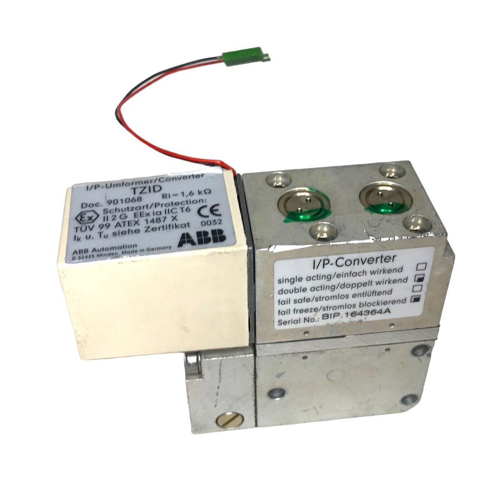 ABB I/P Converter TZID Double Acting Fail Freeze - Ri = 1,6 k Ω Ohm PLC Processors by TheVoyageBird