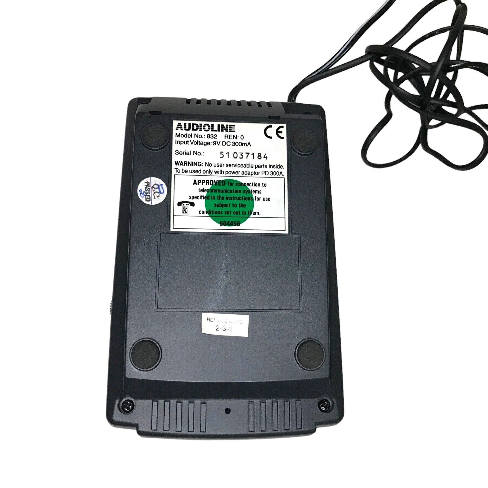 AUDIOLINE 832 Remote Access Compact Telephone Answering System Answering Machines by TheVoyageBird