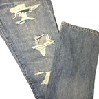 Abercrombie & Fitch Distressed Ripped Jeans Size W28 x L30 Light Blue Jeans by TheVoyageBird