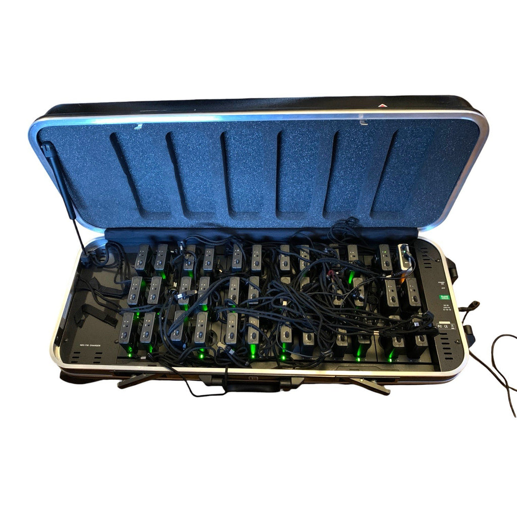 Acoustiguide Wireless Tour Guide System 1 Transmitter 35 Receivers HDC-736 Case Other Pro Audio Equipment by TheVoyageBird