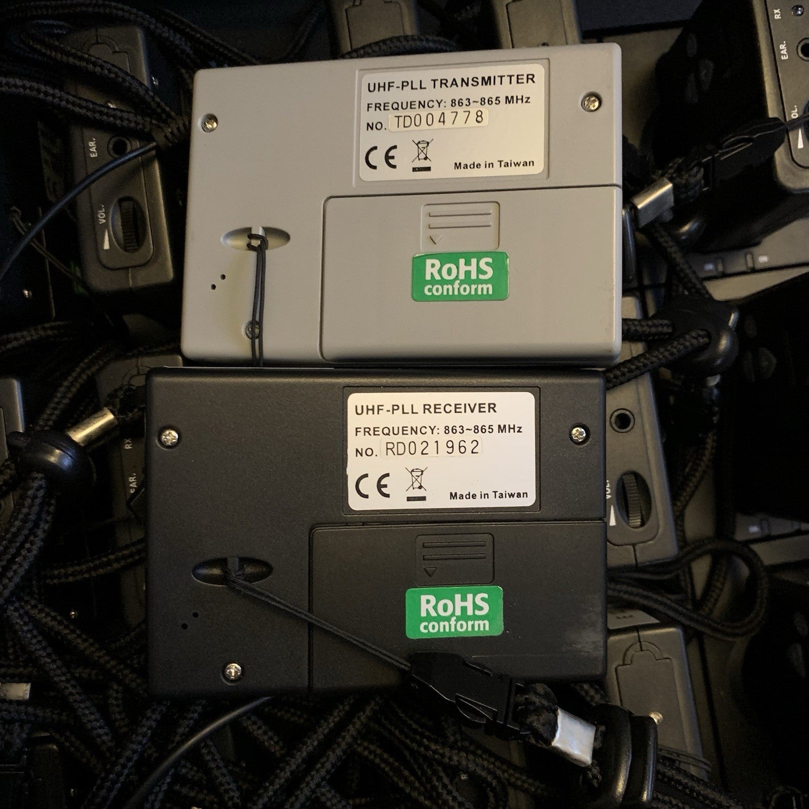 Acoustiguide Wireless Tour Guide System 1 Transmitter 35 Receivers HDC-736 Case Other Pro Audio Equipment by TheVoyageBird