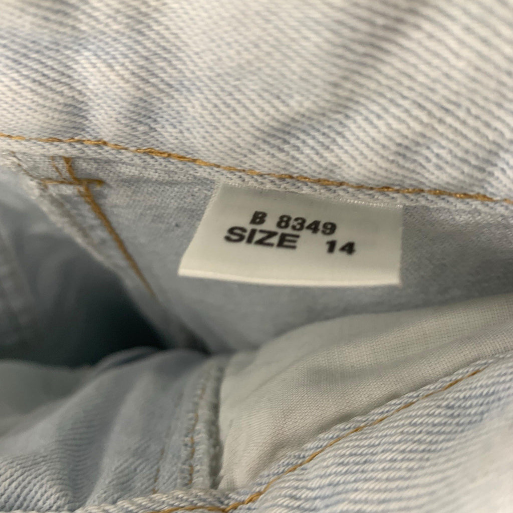 Americano Light Blue Straight Mom Jeans – Size UK 14 – Cotton Blend – VGC Jeans by TheVoyageBird