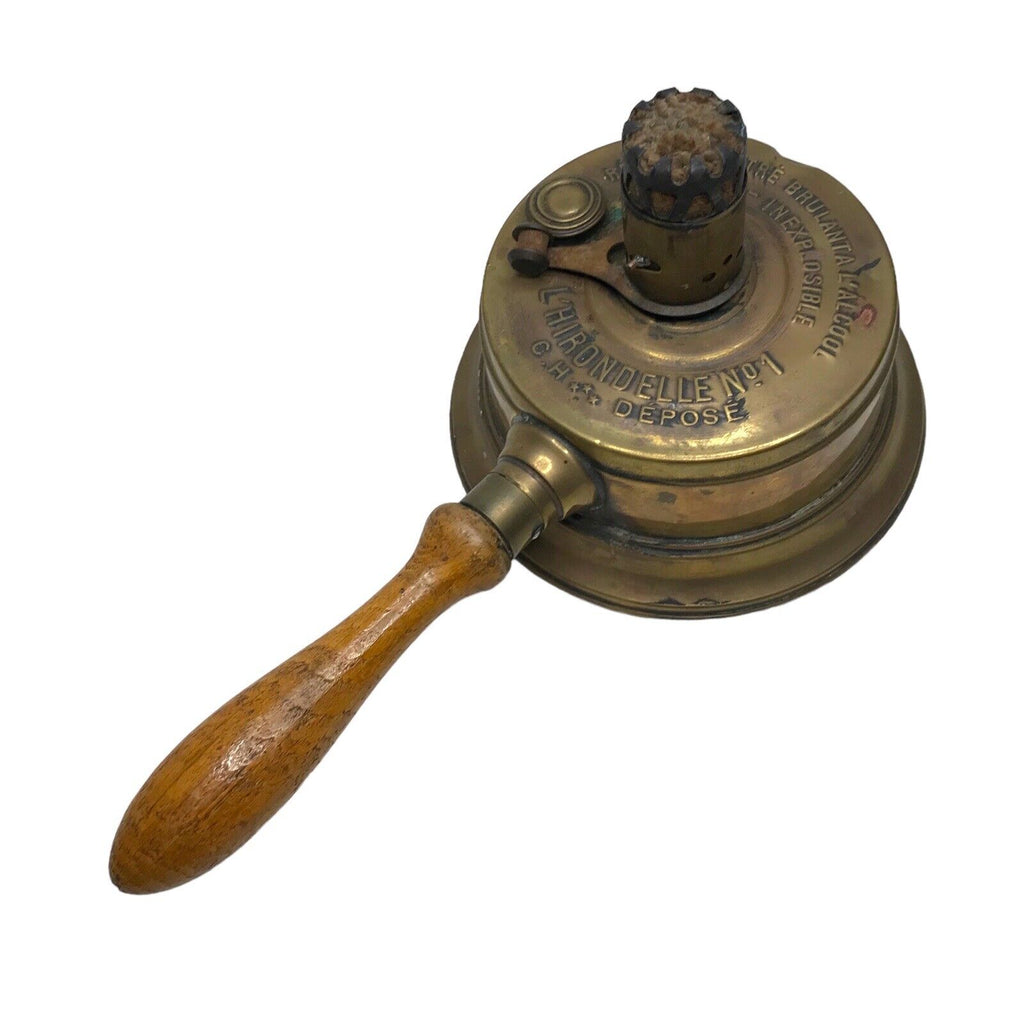 Antique Brass Oil Burner Stove L'Hirondelle No.1 C.H. Depose French Other Brass by TheVoyageBird