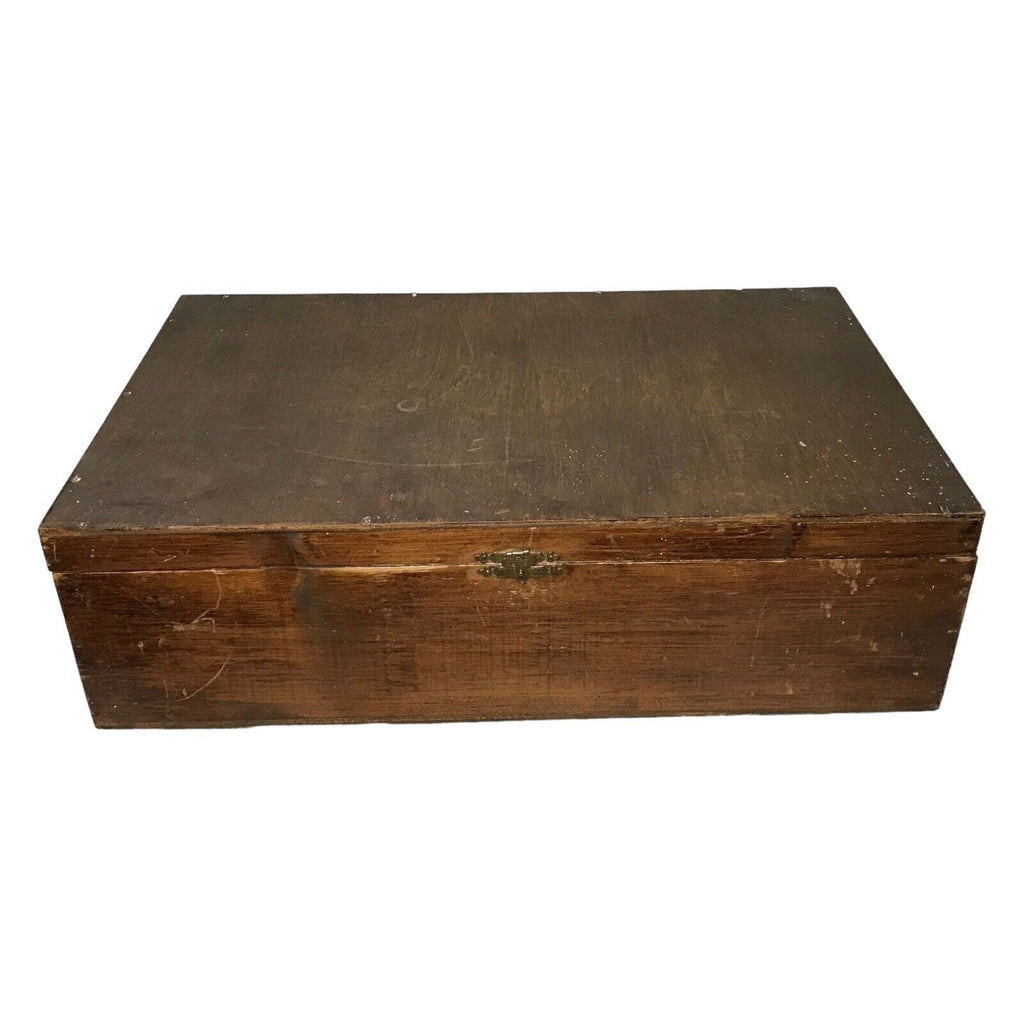 Antique Greens of Brighton Sponge Mixture - Wooden Hinged Case - Rare 1920s Tins by TheVoyageBird