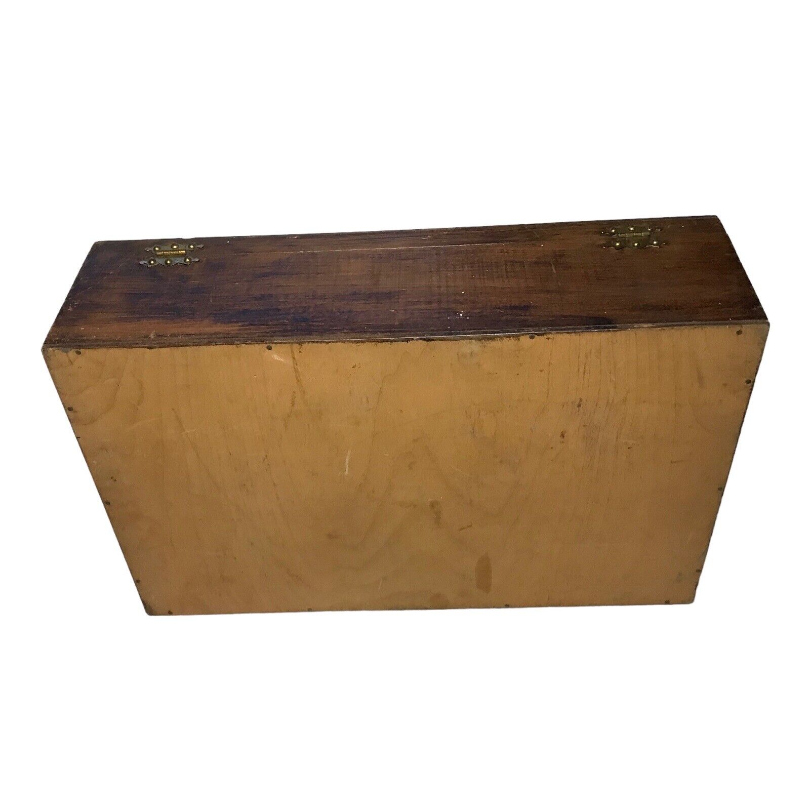 Antique Greens of Brighton Sponge Mixture - Wooden Hinged Case - Rare 1920s Tins by TheVoyageBird