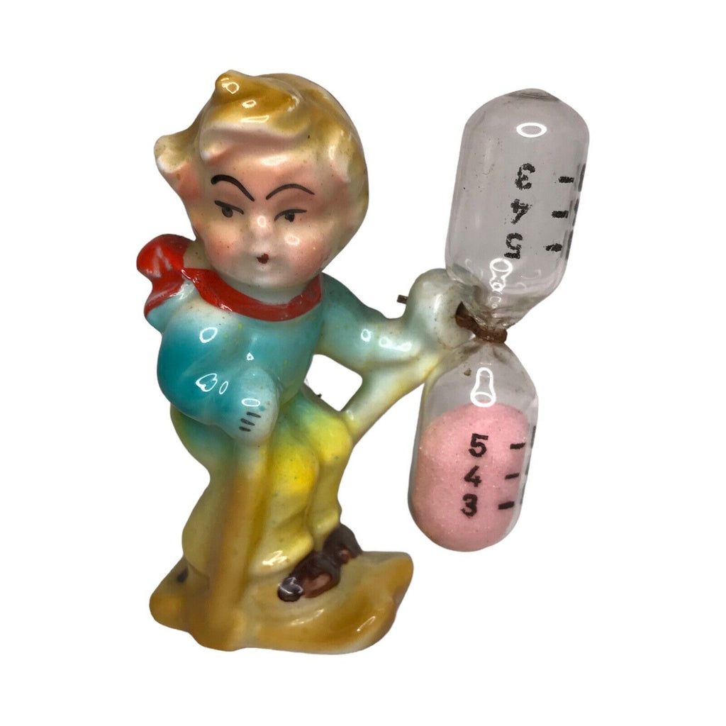 Antique Katzhütte Porcelain Figurine - Germany Egg Timer Sand Hourglass - 1900s Grindley by TheVoyageBird