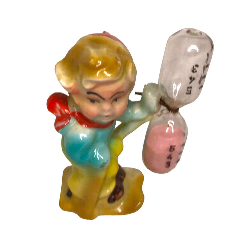 Antique Katzhütte Porcelain Figurine - Germany Egg Timer Sand Hourglass - 1900s Grindley by TheVoyageBird