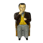 Antique Vintage Cast Iron Tammany Hall - Fat Man in Chair Money Bank Box Moneyboxes by TheVoyageBird